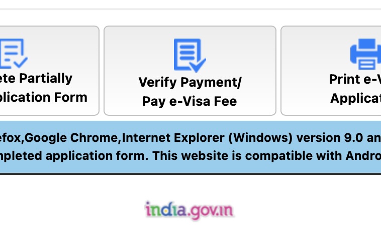 Как оплатить e-Visa в Индию при самостоятельном заполнении анкеты