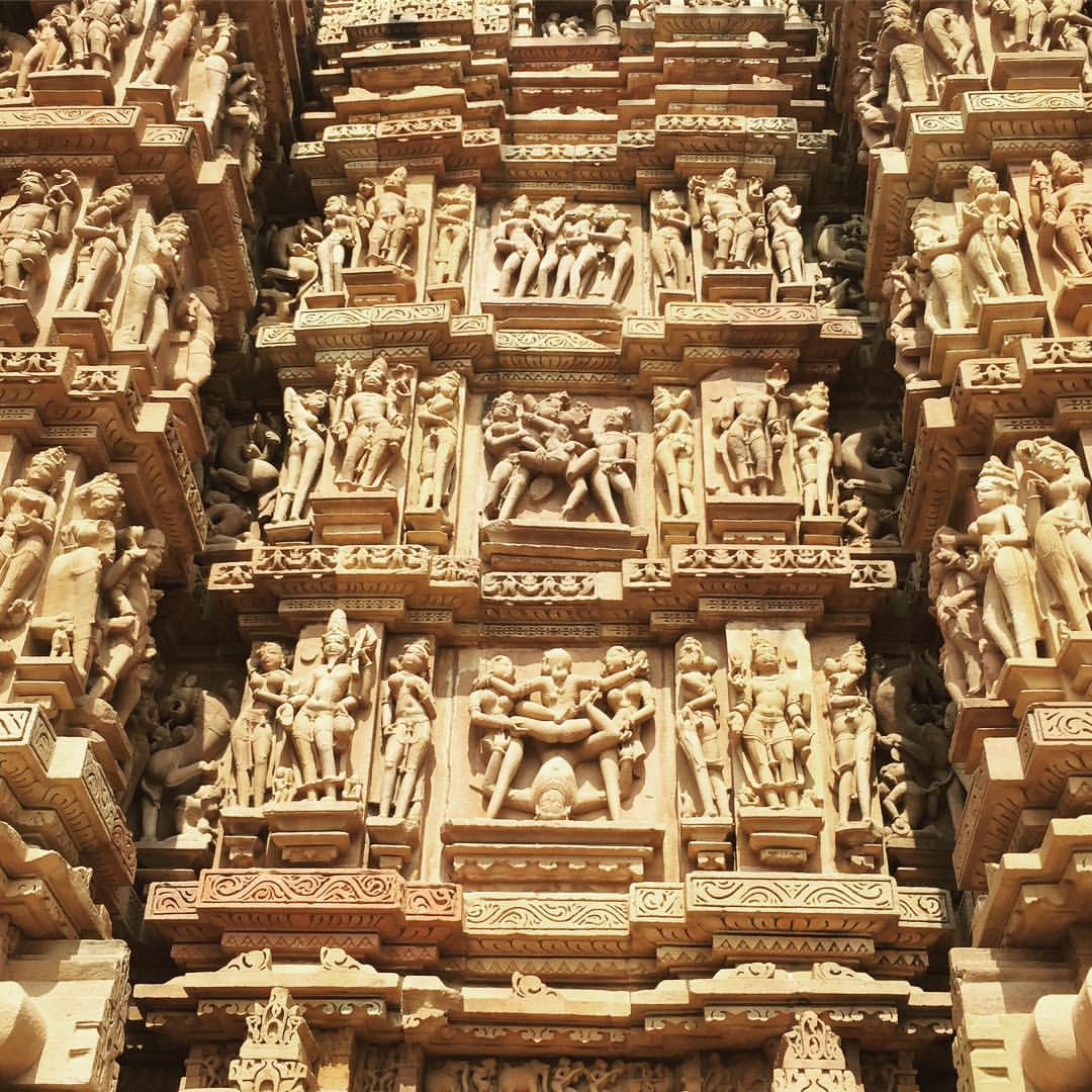 Фотография храмового комплекса Кхаджурахо Индия