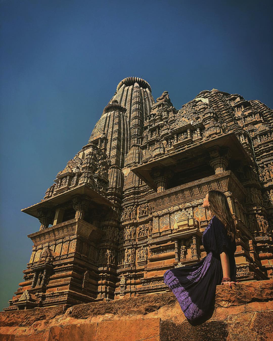 Photo комплекса Кхаджурахо - каменная камасутра